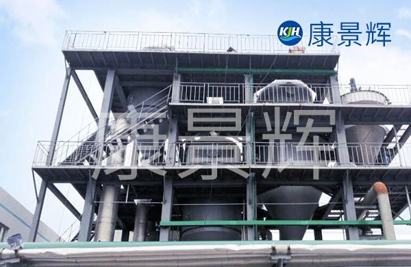 青島康景輝三效蒸發(fā)器有熱堿水、熱水、清水三種清洗功能